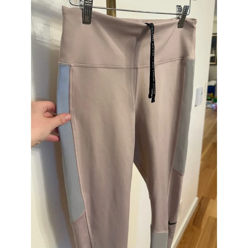Nike Epic Luxe Leggings Pants Run Division Flash Mauve M